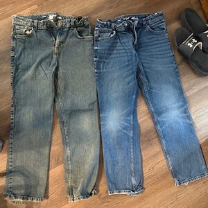 Cat & Jack Kids' Blue and Gray Jeans